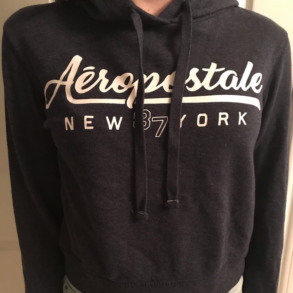 aeropostale cropped sweatshirt